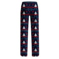 thumbnail image 7 of Xuniizn Pajamas Pants for Women, Plus Size Elastic Christmas Plaid Loungewear Pants, Holiday Cozy Casual Pajamas, 7 of 7