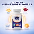 thumbnail image 3 of Vitamatic NMN Complex 1000 mg Per Serving – Resveratrol, CoQ10, TMG – 120 Vegetable Capsules – Non-GMO, Gluten Free, 3 of 11