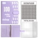 thumbnail image 1 of (Combinación A+B) Reto Pareja 100 Días para Ahorrar Dinero Cuaderno Sueltas para Ahorrar Dinero (Morado Sin Candado) Morado (25 Film Cuadriculado + 1 Pegatina), 1 of 9