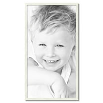 ArtToFrames 23" x 43" White Picture Frame, 23x43 inch White Wood Poster Frame (WOM-5140)