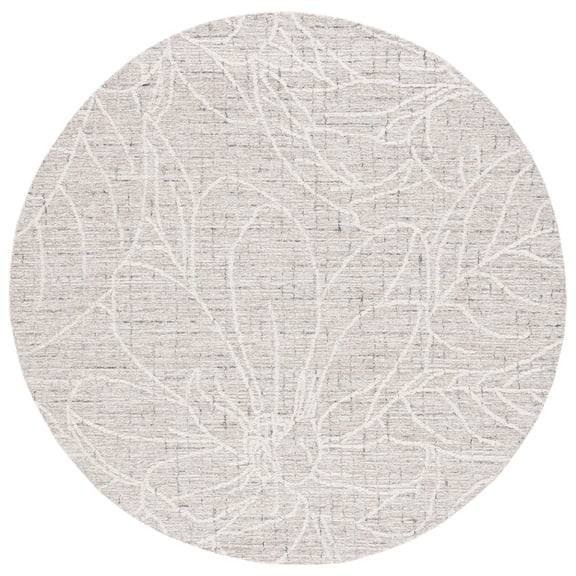 SAFAVIEH Metro Wade Floral Area Rug, Beige/Ivory, 6' x 6' Round