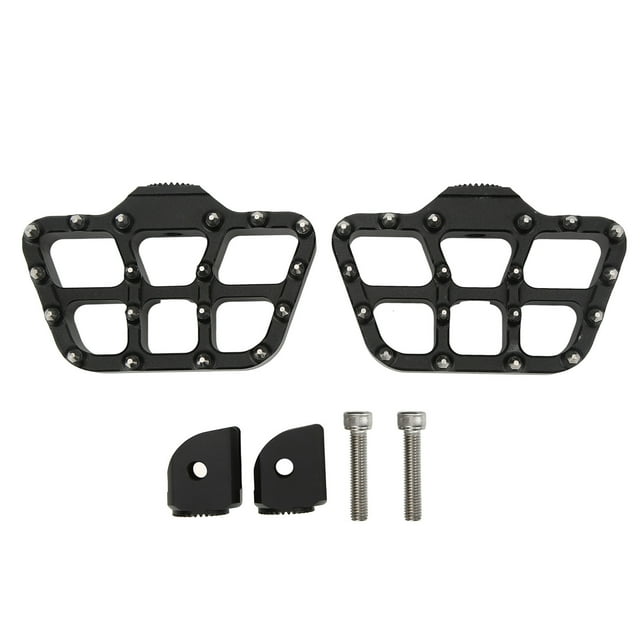 2 piezas de reposapiés delanteros para motocicleta de alta resistencia de repuesto para R1200GS LC R1250GS LC plateado