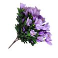 thumbnail image 2 of Ramo de flores artificiales Simulación Adorno floral Mesa Centro de mesa Oficina en casa Decoración de flores, Morado claro Yuarrent HA8263-05B, 2 of 6