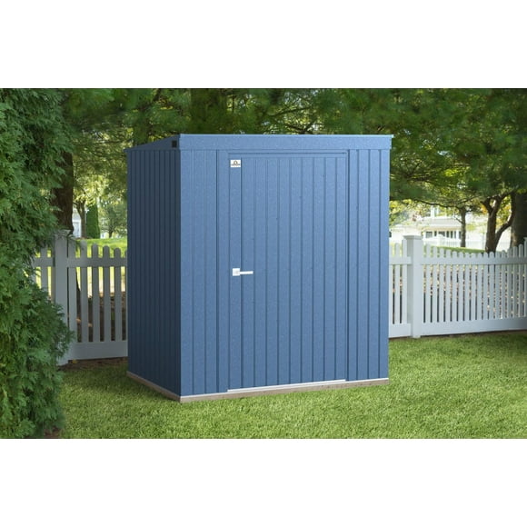 Arrow Elite - Abri de rangement en acier, 6 x 4, bleu gris