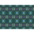 thumbnail image 1 of Ahgly Company Machine Washable Indoor Rectangle Transitional Deep-Sea Green Area Rugs, 5' x 8', 1 of 7