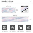 thumbnail image 3 of Pastel Clouds Extra Long Silicone Algae Sink Mat 30x5.4in 2 Pack Waterproof Pad for Large Faucets, RV and Bathroom Sink, 3 of 10