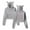 Gray, variant on Women's Stray Kids Merch Hoodie Long Sleeve Cat Ear Hoodie Crop Top Graphic Print Loose Fit Pullover Sweatshirts for Women Black L