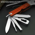 thumbnail image 4 of Pince Multitool Portable 16-en-1 Outil Multifonction en Acier Inoxydable Prise Confortable Pochette de Rangement Compacte pour Camping Randonnée Pêche Réparations Ménagères Urgence Équipement de Plein Air, 4 of 9