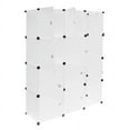12 Grids Simple Resin Storage Box DIY Large Wardrobe Closet