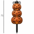 thumbnail image 5 of Halloween Themed Metal Courtyard Ground Stake Ornament,12in,Weatherproof Porch Yard Spooky Decor, Outdoor Festival Figurine Shipped for Garden Lawn Front Porch Layout, 5 of 7