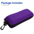 thumbnail image 5 of TSV Sunglasses Case, Portable Zipper Glasses Box, Hard EVA Eyeglass Protector with Hook, 5 Colors, 5 of 8