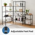 thumbnail image 4 of CONCETTA 4-Tier Storage Shelves, Adjustable Wire Shelving Unit for Living Room, Bedroom, and Home Office, 13.8" D x 35.4" W x 54" H, 1400lb Capacity, 4 of 6