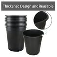 Plant Nursery Pot 10Pack 3.6 Gallon Plastic Garden Planter Pots Flower
