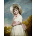 thumbnail image 2 of George Romney 15x18 Gold Ornate Wood Frame and Double Matted Museum Art Print Titled - Miss Juliana Willoughby (1781-1783), 2 of 4