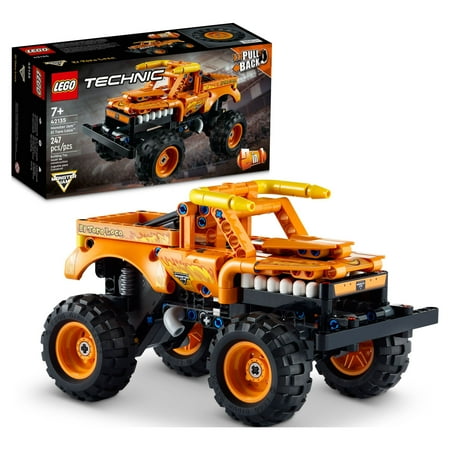 UPC: 0673419358484 | LEGO Technic Monster Jam El Toro Loco  2 in 1 Pull Back Truck to Off Roader Car Toy 42135  Monster Truck and Race Car Building Toy  Construction Kit for Kids  Boys  Girls Age 7+ Years Old