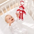 thumbnail image 6 of Kiddiway Baby Ultra-Soft Plush Wind Chime Car Toy - Cute Plushies & Plush Figurine, Baby Car Toys & Stroller Toys, Tactile Sensory Mobile, Soft Chime, Attaches to Car/Stroller/Crib,Red, 6 of 7