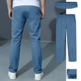 thumbnail image 3 of Kids Boy Uniform Pants Fit Stretch Pants With Pockets Straight Pants Boys Blue Uniform Pants Back To School Clothes For Boys Kids Boys Clothes Size 4-5 Years, 3 of 5