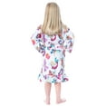 thumbnail image 2 of Mattel Girls' Barbie Fantasy Mermaid Fairy Rainbow Ruffled Bathrobe Robe, 2 of 6