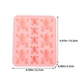 thumbnail image 2 of Hemoton  2 Pcs Frog Shape Silicone Mold DIY Chocolate Frogs Cake Baby Pink, 2 of 8
