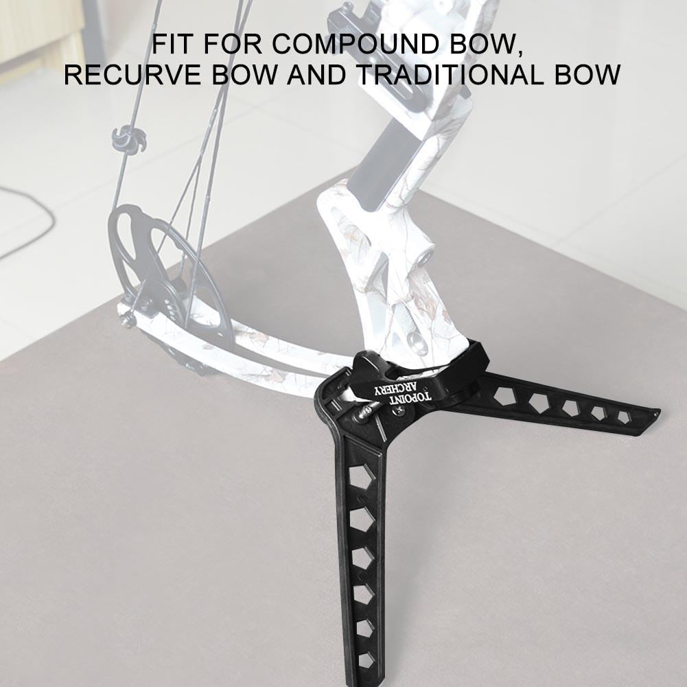 Archery Bow Kick Stand Holder Scissor for Compound Bow Target Hunting Bow Rack