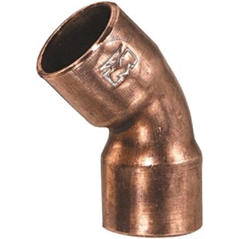 Mueller Streamline W 63055 Copper 45 Degree Elbow 1-1/2 x 1-1/2