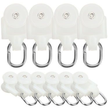 10 Pcs Home Accessories Curtain Glider Hook Ceiling Track Accessory Vertical Blinds Pulley Supply