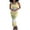 Yellow, variant on Women Backless Hollow Out Long Dress Sexy Tube Top Maxi Dress Bodycon Spaghetti Strap Cocktail Party Midi Dress