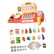 thumbnail image 1 of Tienda de supermercado para niños Juguetes Caja registradora Artículos de comestibles Comida para jugar Simulación Rojo, 1 of 9