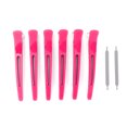 thumbnail image 1 of Hair Clips For Styling Hair Clips With Silicone Band Duck Bill Clips 6Pcs Professional Hair Clips NonSlip Dividing Duckbill Hair Clips For Hair Cutting Styling, 1 of 8