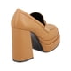 thumbnail image 2 of Zapato de vestir Miracol by Mama Lola sintético Elegante Comodo plataforma Alta Ajustable cafe 22.5, 2 of 4