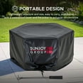 thumbnail image 3 of Sunjoy 28 In Smokeless Fire Pit with Removable Ash Pan, Outdoor Portable Wood Burning Fireplace with PVC Cover and Fire Poker ,Ideal for Camping, Bonfire, and Backyard, Black, 3 of 10