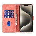 thumbnail image 3 of For Samsung Galaxy S24+ 5G 6.6" Cat Patterned Embossed Strong Magnetic Attachment/Closure, Card Slots/Pocket, PU Leather Flip Wallet Case ﻿,Orange,For Galaxy S24+ 5G, 3 of 8