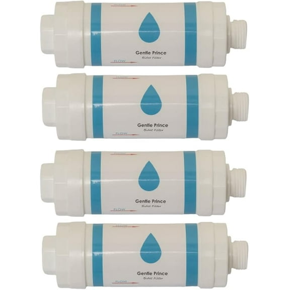 Gentle Prince ION WATER Bidet filter - Clean Water Bidet Filter for Electronic Toilet Seats (4PCS)