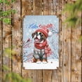 thumbnail image 2 of Hello Winter Boxer Smiling in Red Scarf Hat Welcome Christmas Vertical Metal Aluminum Sign Boxers Dog Lover Gifts Idea Wall Art Home Decor - 00017, 2 of 5