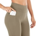 thumbnail image 6 of Yoga Pants for Women, High Waisted Workout Leggings with Pockets Women Oversized Drying Tight Elastic Comfortable Fitness Pants Yoga Pants Beige S, 6 of 6