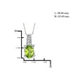 thumbnail image 4 of Jewelersclub 0.25 Ctw Peridot Gemstone &, 4 of 4