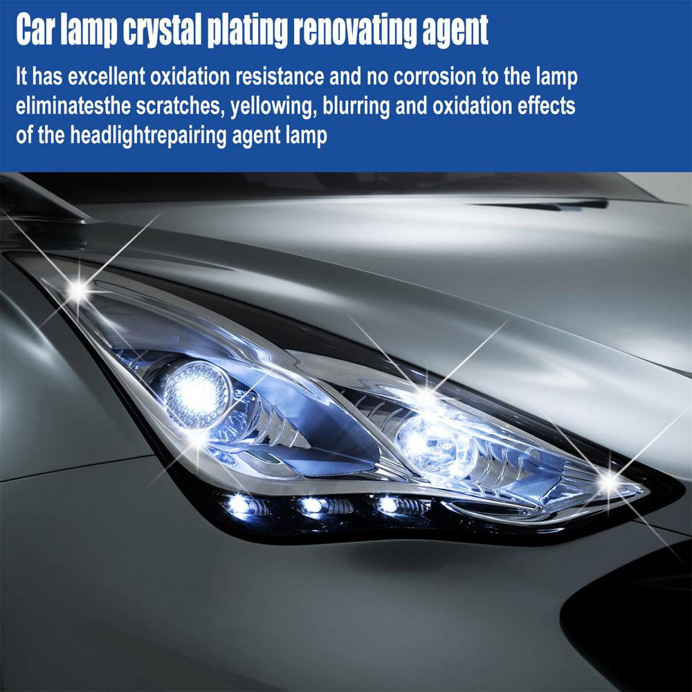 Hotbest Car Headlight Scratch U Protection Car Light Cleaner Headlight Restoration Kit, for Yellowing Scratches Blur Cracking Sensible(10ml/30ml/50ml)