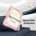 thumbnail image 7 of for iPad A16 2025/iPad 10.9 (10th generation) 2022 Case with Screen Protector/Shoulder Strap/Wrist Handle Grip/Rotating Stand/Stylus Pencil Holder, Rugged Armor Silicone Cover Drop/Shock Proof Kids, 7 of 7