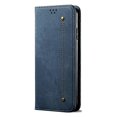 thumbnail image 5 of Compatible For Motorola Moto G55 5G Case Jeans Cloth Texture Anti-Scratch Leather Stand Phone Cover Blue, 5 of 5