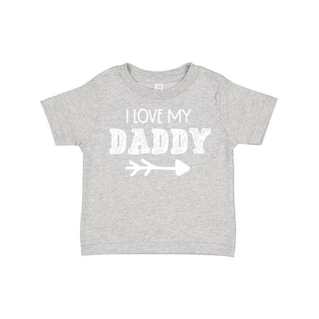 

Inktastic I Love My Daddy with Arrow Gift Toddler Boy or Toddler Girl T-Shirt