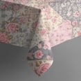 thumbnail image 5 of Pioneer Flower Floral Print Pattern Square Tablecloth, Waterproof Wipeable Spillproof Washable Table Cover for Home Kitchen Party Decor, 42"x42", 5 of 6