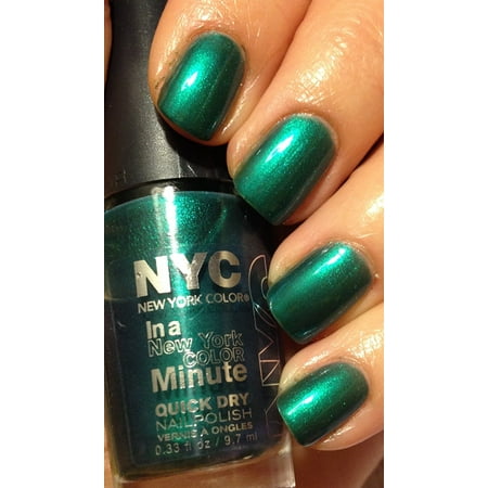203 Precious Peacock - New York Color In A Minute Quick Dry Nail Polish 9.7mL by N.Y.C., 203 Precious Peacock - New York Color In A Minute Quick Dry Nail Polish.., By