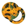 thumbnail image 2 of Naloa Sunflowers 7 Round Bar Stool Cushion Cover 12-14 inch, Fits Kitchen, Office, Restaurant Chairs - 13 inch, 2 of 7