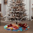thumbnail image 4 of KLL Christmas Tree Skirt,Party Decorations Farmhouse for Christmas Decorations Holiday Party 36" -Surreal Seafood Extravaganza, 4 of 6