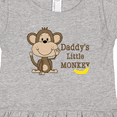 thumbnail image 4 of Inktastic Daddy's Little Monkey Girls Toddler Dress, 4 of 5