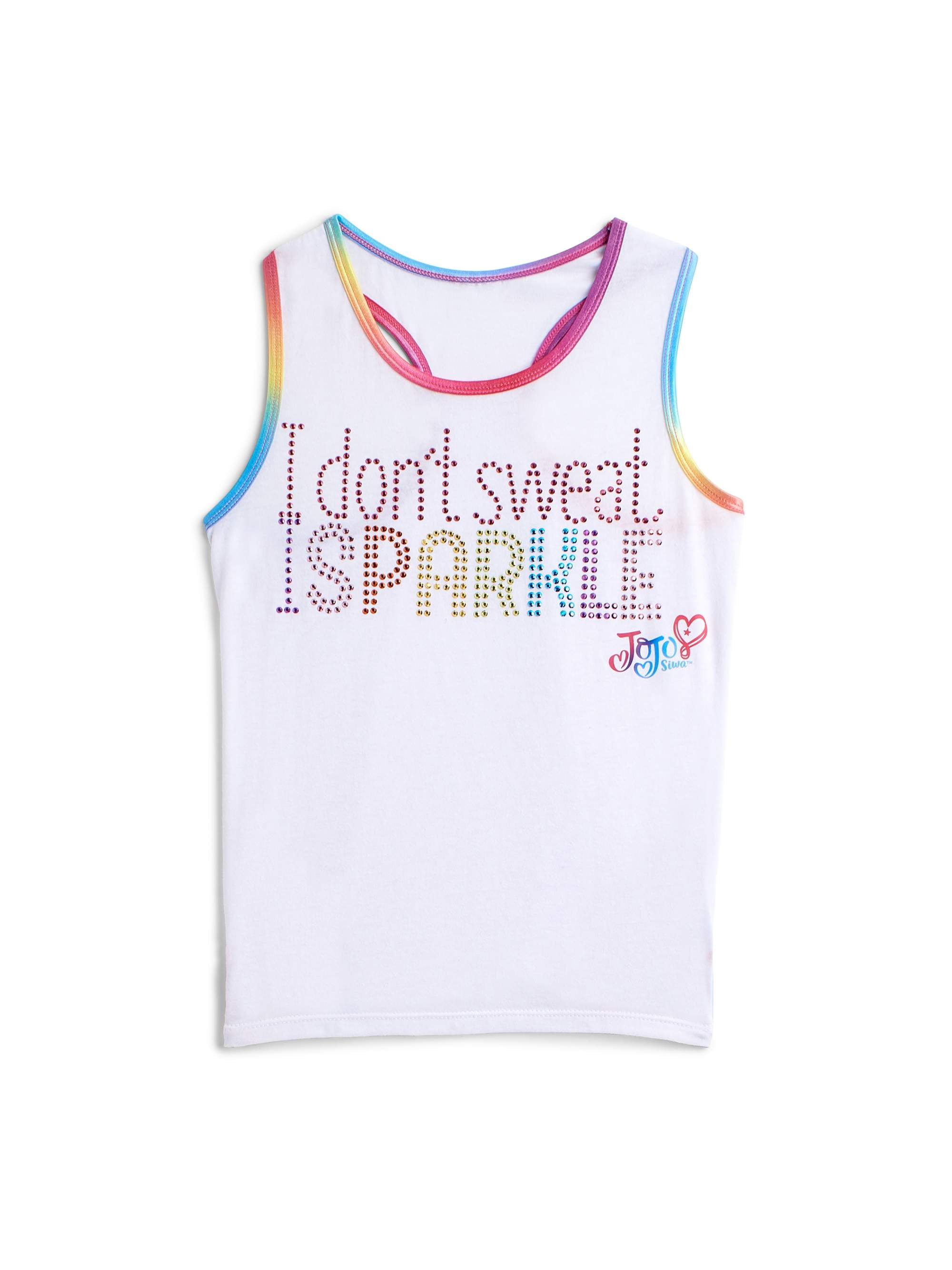 Jojo Siwa by Danskin I Don't Sweat I Sparkle Tank Top, Sizes 4-16 ...