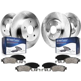 A-Premium Front & Rear Ceramic Disc Brake Pads Set Compatible With