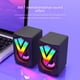 thumbnail image 1 of Mini altavoz USB luminoso para ordenador portátil RGB, altavoz multimedia, subwoofer, 1 of 5