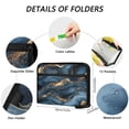 thumbnail image 3 of WOBOGO Dark Blue Gilt Marbles Expanding File Folder Letter Size Accordion Filing Organizer 13 Pocket Separate Organ Pocket, 3 of 7