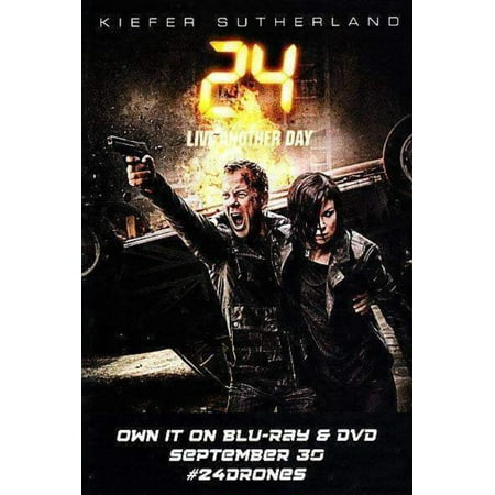 24 Live Another Day 2014 SDCC 4×6 promo card Kiefer Sutherland